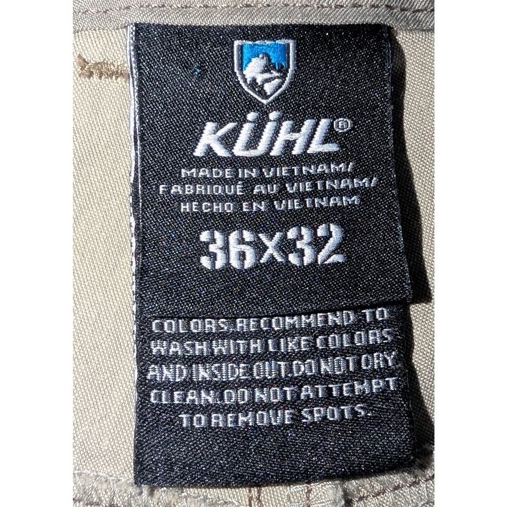 Kuhl Revolver Pants Khaki Men’s Size 36x32 Lightweight Stretch Hiking Travel - Picture 6 of 10